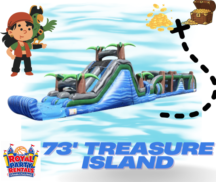 73' Treasure Island Obstacle